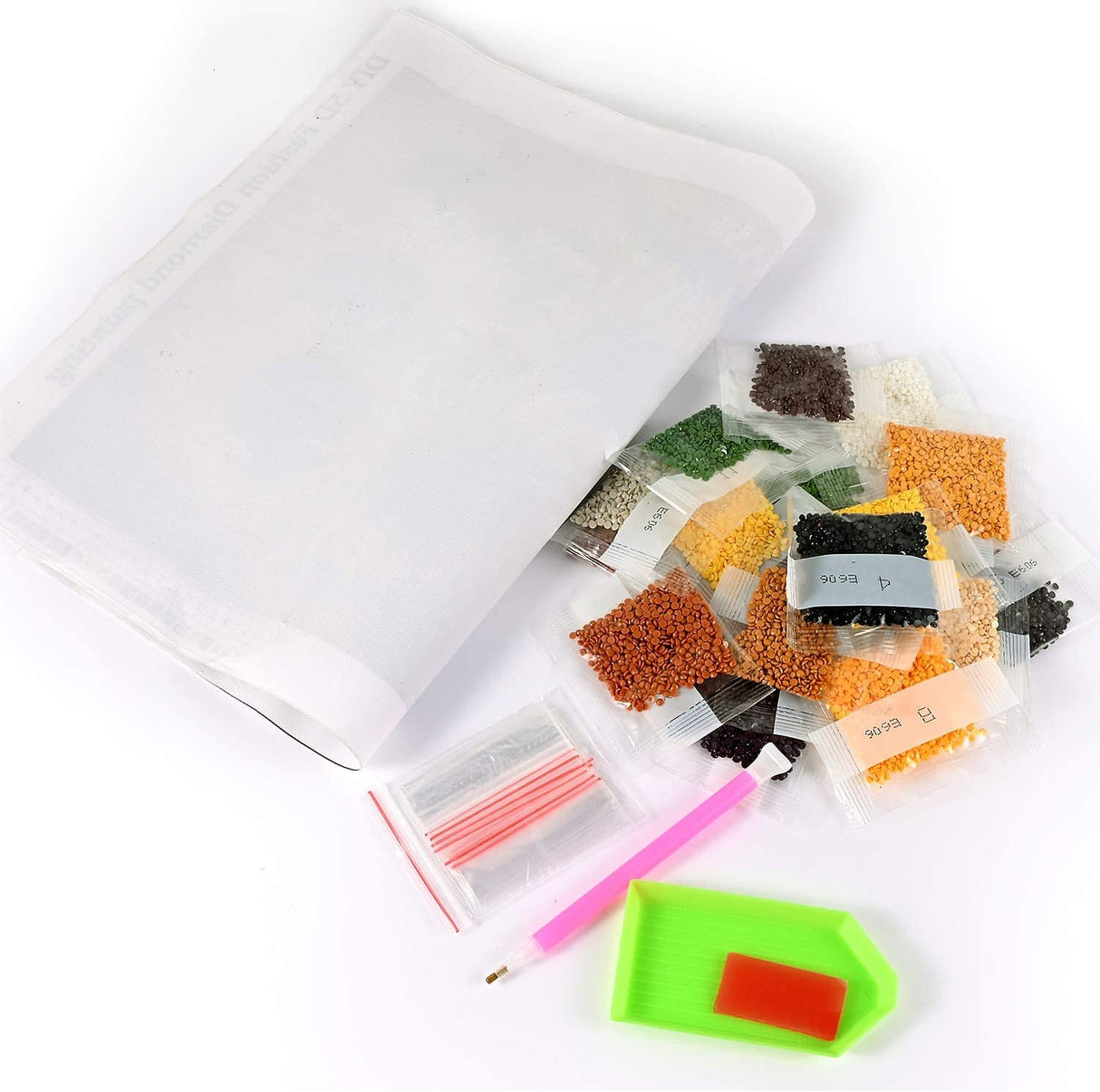 Adult DIY Diamond Painting Art, Romantic Cherry Blossom Park Beginner 5d Cartoon Landscape Hand Painted Series Home Decor 20x30 Cm, Farmhouse Decor - Full Diamond Cross Stitch Painting Kits ZKOPAVS