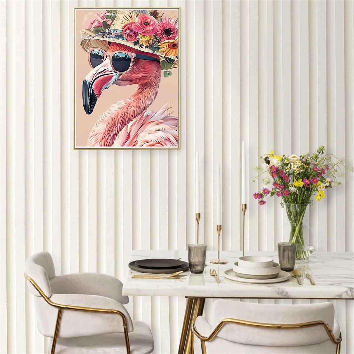 Japanese DIY Samurai Under The Cherry Blossoms Diamond Painting, Paint by Numbers for Beginners, Full Round Diamond Art Kits for Room Decor & Bathroom Decor 8x12 inch Worihut