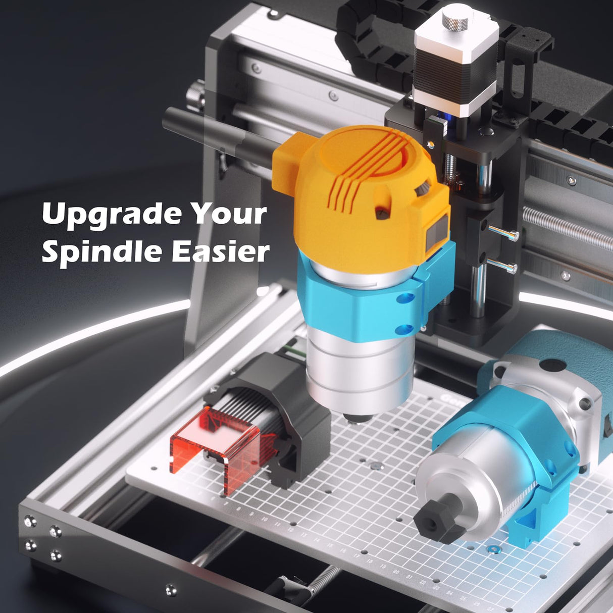 Genmitsu 3020-PRO MAX V2 CNC Router Machine, Upgraded 3 Axis Engraver for Metal, Wood, Acrylic, PCB MDF, New Structure & Offline Controller & 6pcs Limit Switches, Working Area 11.8 x 8.1 x 3.1 inch Genmitsu