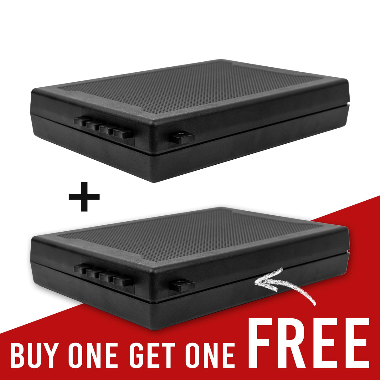 STOPBOX Gun Safe Alternative for Handgun Storage, Instant Access Portable Gun Case, TSA Compliant Gun Lock Box for Car, Travel or Home Safe Box, Quick Access Pistol Safe | Black - 2PK (Full-Size Only) StopBox USA