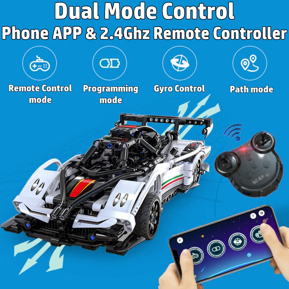 WisePlay Model Cars to Build for Adults and Kids 8-12 Year - STEM Projects for Kids Ages 12-16 Year - Build Your Own Remote Control Car - STEM Kits and Great Gift for Easter WISEPLAY