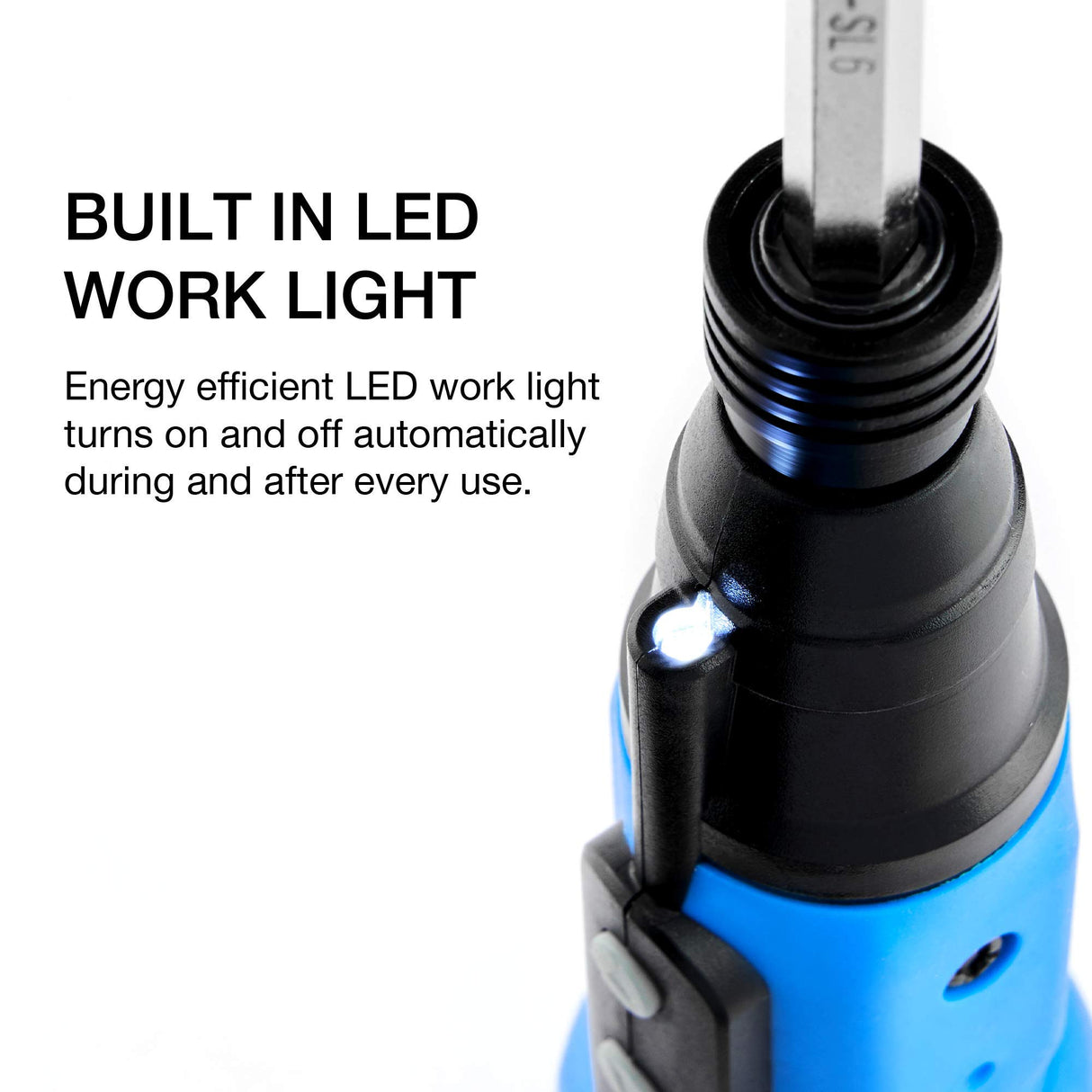 NEIKO 10577A Cordless Power Screwdriver | 1/4” Hex Auto-Lock Safety Chuck | Includes Phillips and Flathead Bit | USB Rechargeable Lithium-Ion Technology | Auto and Manual Mode NEIKO