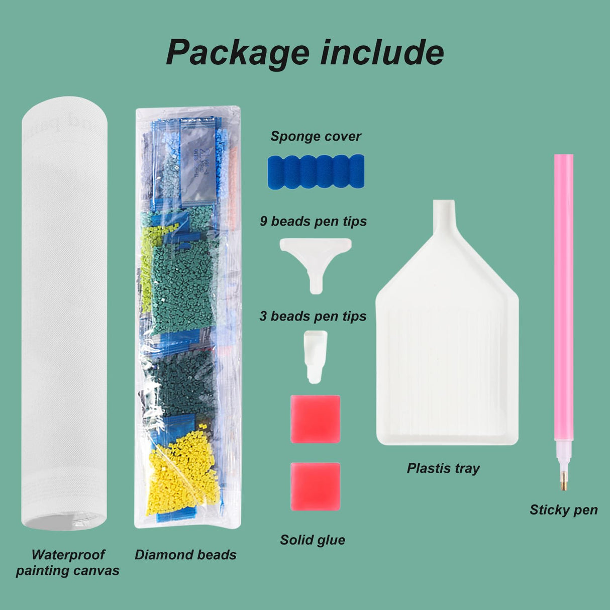 Acudotr Diamond Painting Kits for Adults, 5D DIY Diamond Art Kits for Beginners, Full Drill Diamond Painting Kits for Home Wall Decor, Old Couple, 12x16 Inch Acudotr