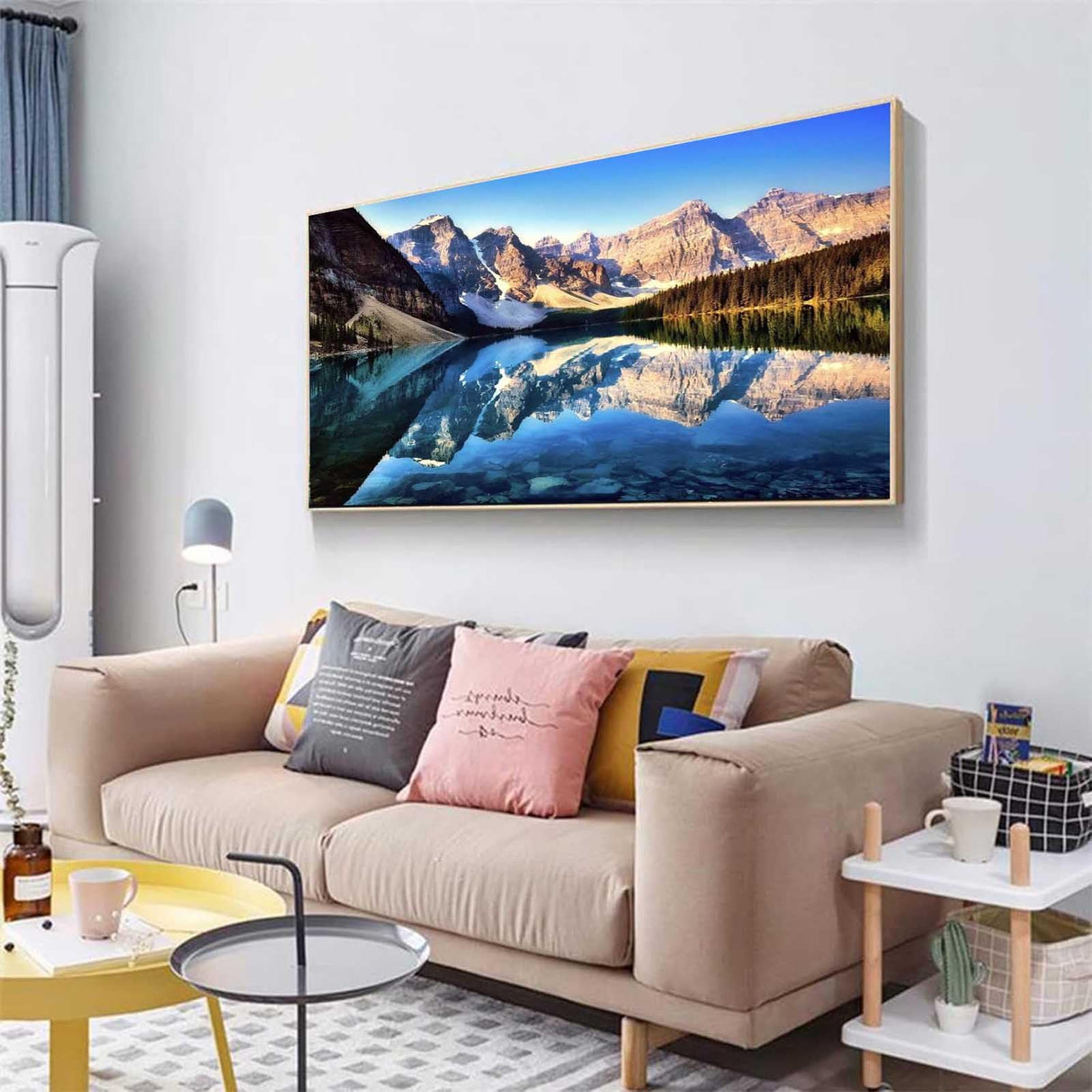 OFRKE Diamond Painting Kits for Adults,Large Mountain Diamond Art Painting for Beginners, Diamond Round 5D Full Drill Paint with Diamonds Pictures Gem Art Painting Kits DIY Crafts Kits 28X16in OFRKE