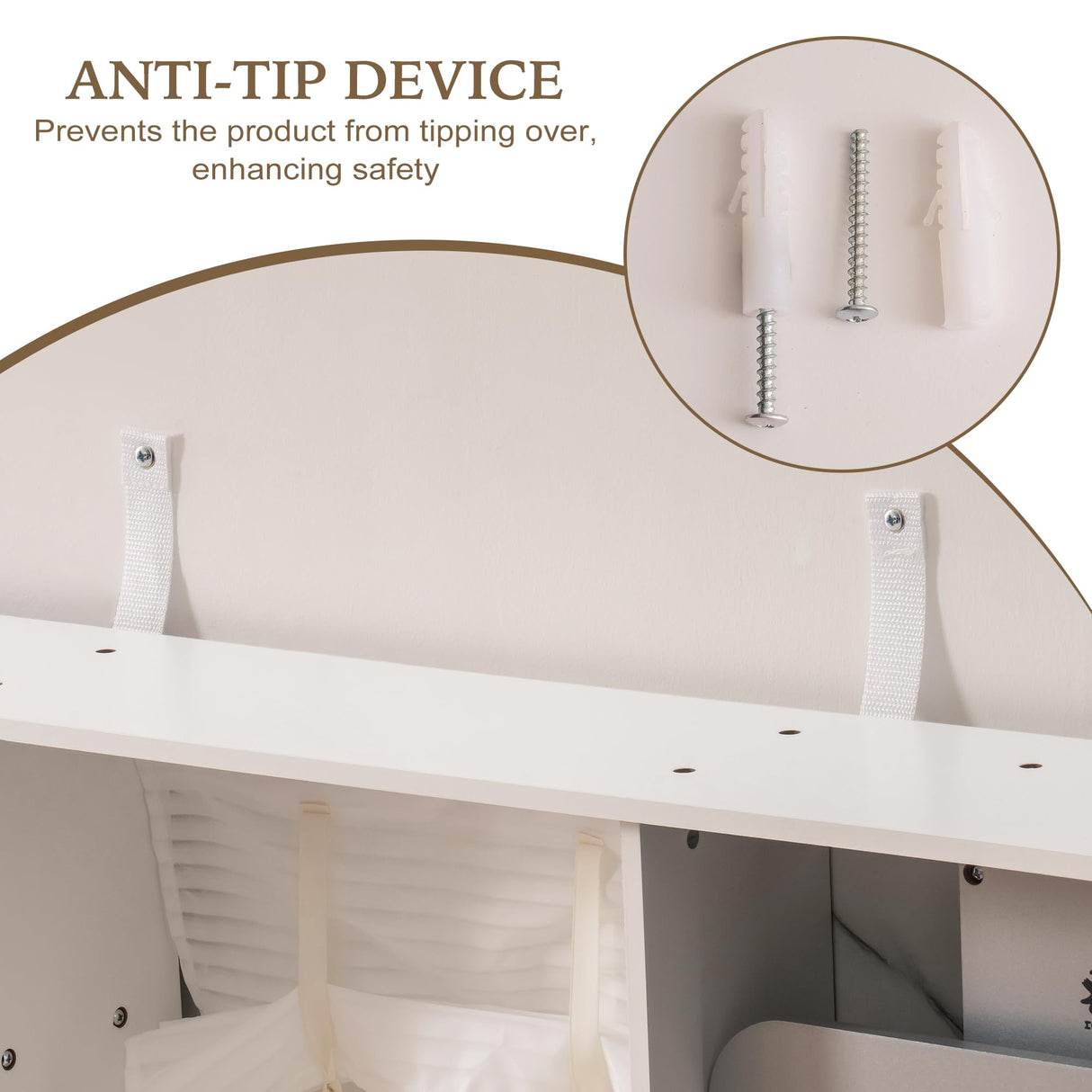 ROBUD Play Kitchen for Kids, Wooden Play Kitchen Set with Plenty of Realistic Play Features, Toy Kitchen with Ice Maker, Coffee Machine, Oven, Cabinet, Microwave, Utensils, Gift for Ages 3+, White ROBUD