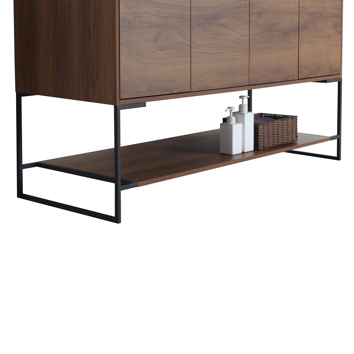 Fine Fixtures 60 Inch Bathroom Vanity with Sink - Modern Knob Free Design, Elegant Space-Saving Solution for Your Bathroom - Durable, Bathroom Vanities for a Contemporary Look - Urbania Collection Fine Fixtures