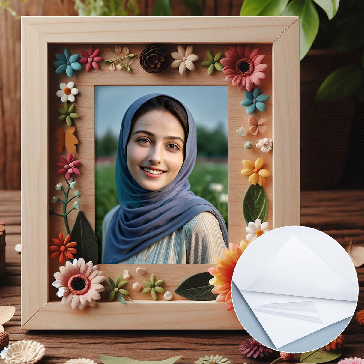 BEIQIYA 4 Sheet Self-Adehesive Mounting Board, 8 x 11in Single-Sided Sticky Board, PET Board for Showing Cross Stitch, Embroidery, Photo, Poster, Crafts, Artworks- White BEIQIYA