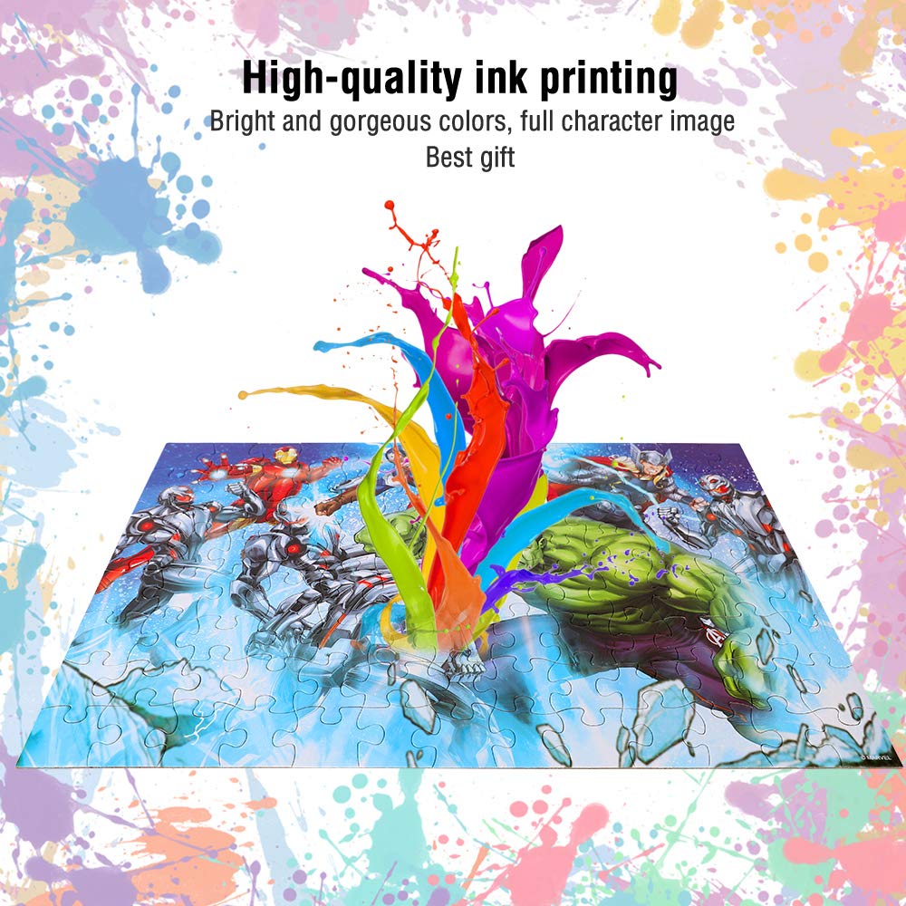 Kids Puzzle,100 Pieces Puzzles for Kids,Cardboard Kids Puzzles for Ages 5-12 Year olds,Educational Jigsaw Puzzle Kids Toy Mysj