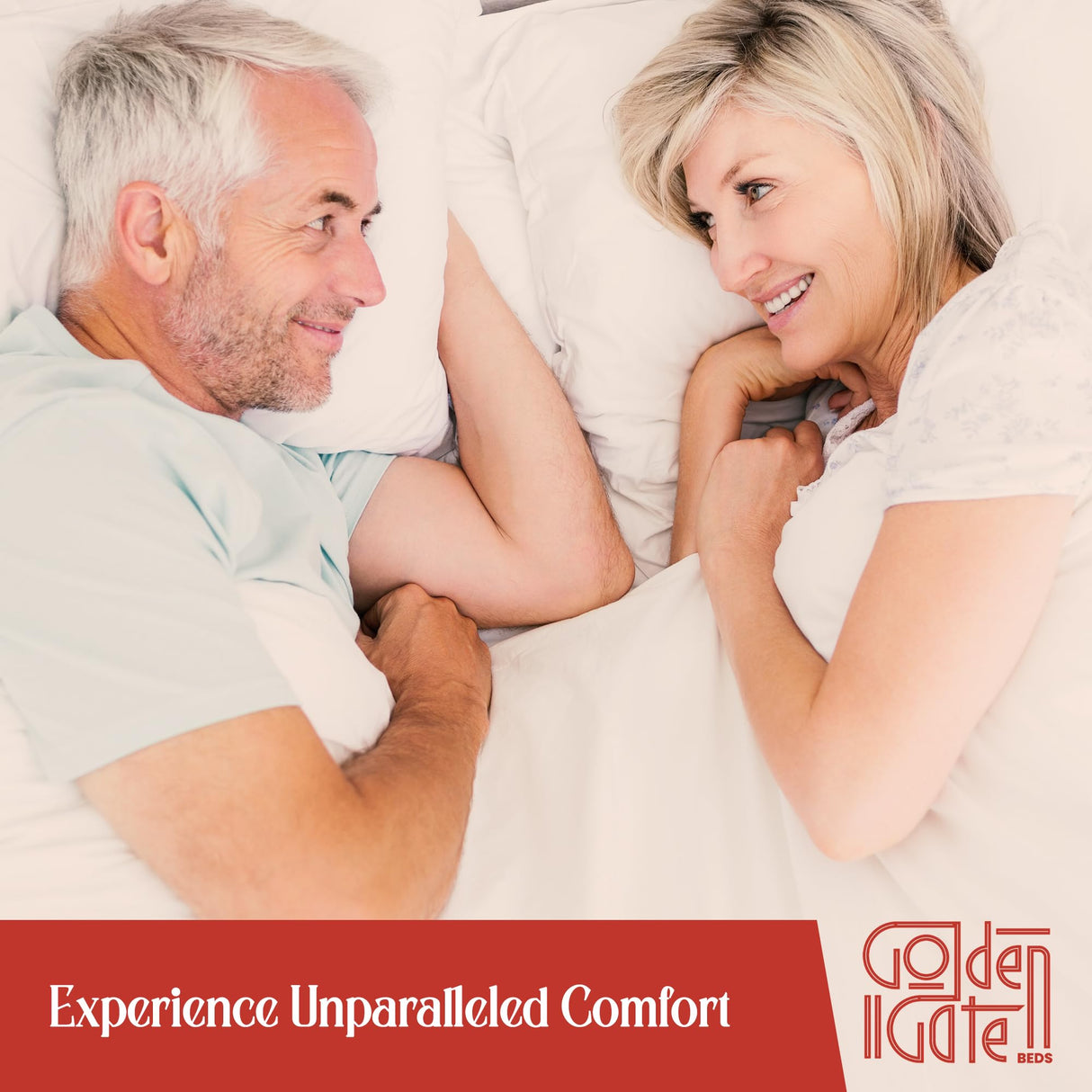 AMBEE21 Golden Gate Beds Canopy Metal Bed Frame with Headboard – Wrought Iron Platform Design, Sturdy Slatted Base, No Box Spring Needed, Underbed Storage Space – Full, Black AMBEE21