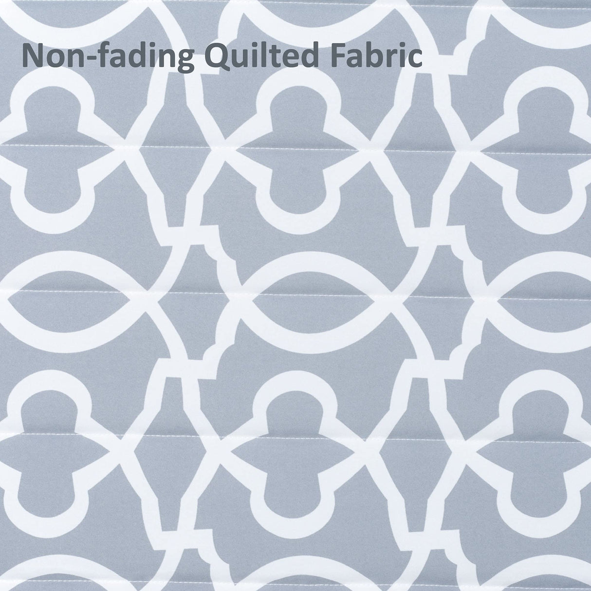 SUNCREAT Double Quilted Hammock with Hardwood Spreader Bar, Extra Large Soft Pillow, Heavy Duty 2 Person Hammock for Indoor, Outdoor, Grey Pattern SUNCREAT