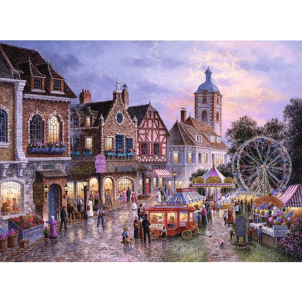 Trefl Funfair 3000 Piece Jigsaw Puzzle Red 46"x33" Print, DIY Puzzle, Creative Fun, Classic Puzzle for Adults and Children from 15 Years Old Trefl