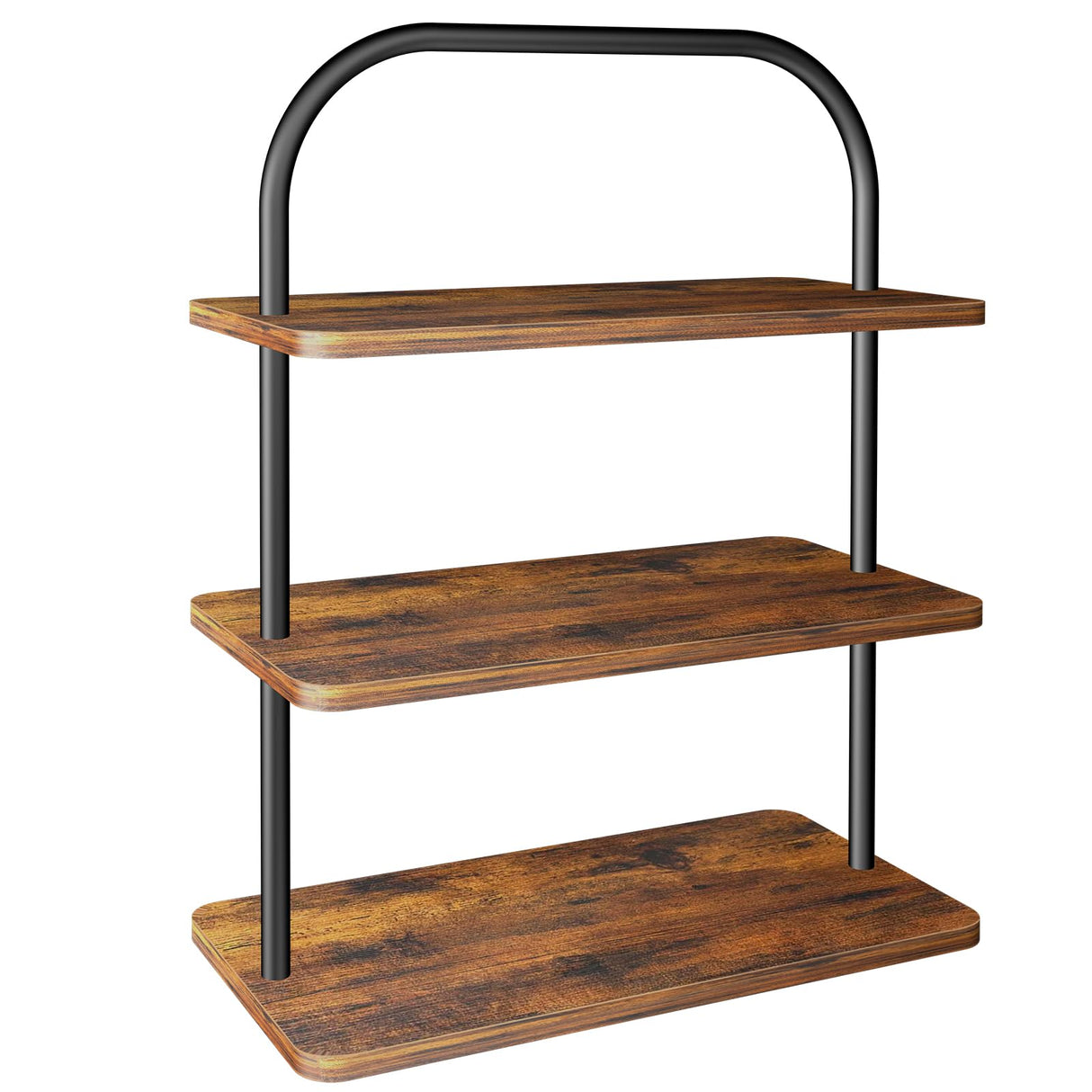 Cupcake Stand, 3 Tier Wood Cupcake Stand for 50 Cupcakes Large Dessert Stand Cupcake Display Stand Cupcake Tower for Farmhouse Decor, Party Serving Tray, Vendor Dessert Table Display Set OugeWood