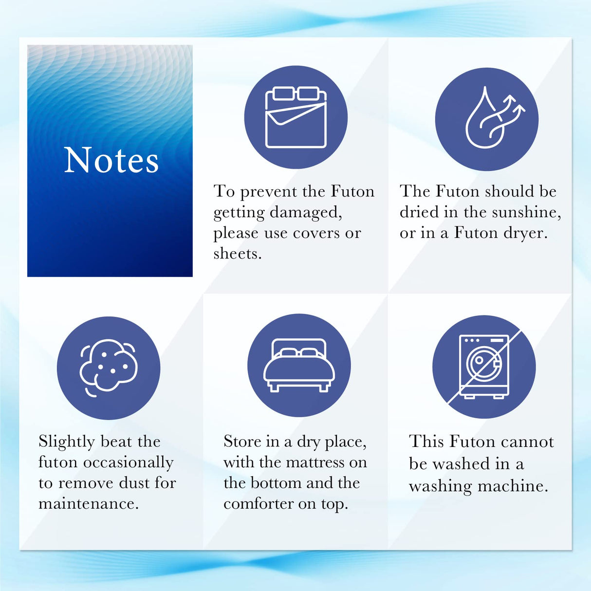 FULI Japanese futon Mattress, Foldable Japanese Floor Mattress, Japanese Floor Bed, Foldable Mattress, Futon Mattress, Made in Japan (White, Twin) FULI