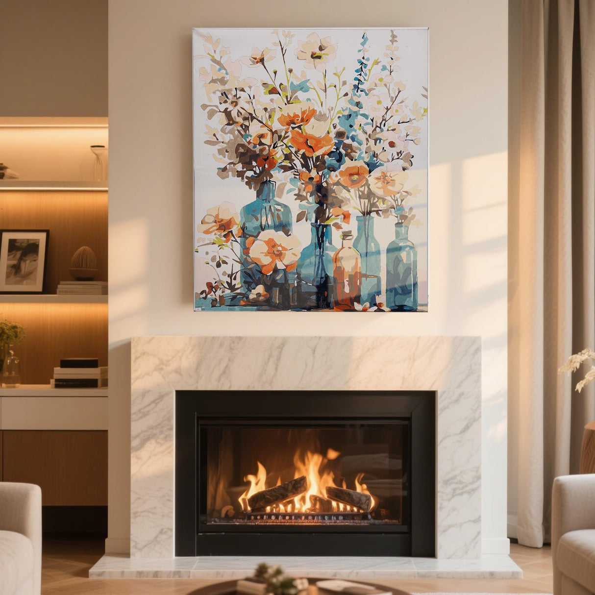 EFOTIML DIY Solid Wood Canvas Frame Kit 16X20'' for Paint by Number&Oil Painting&Diamond Painting by Number Wooden Art Frames EFOTIML