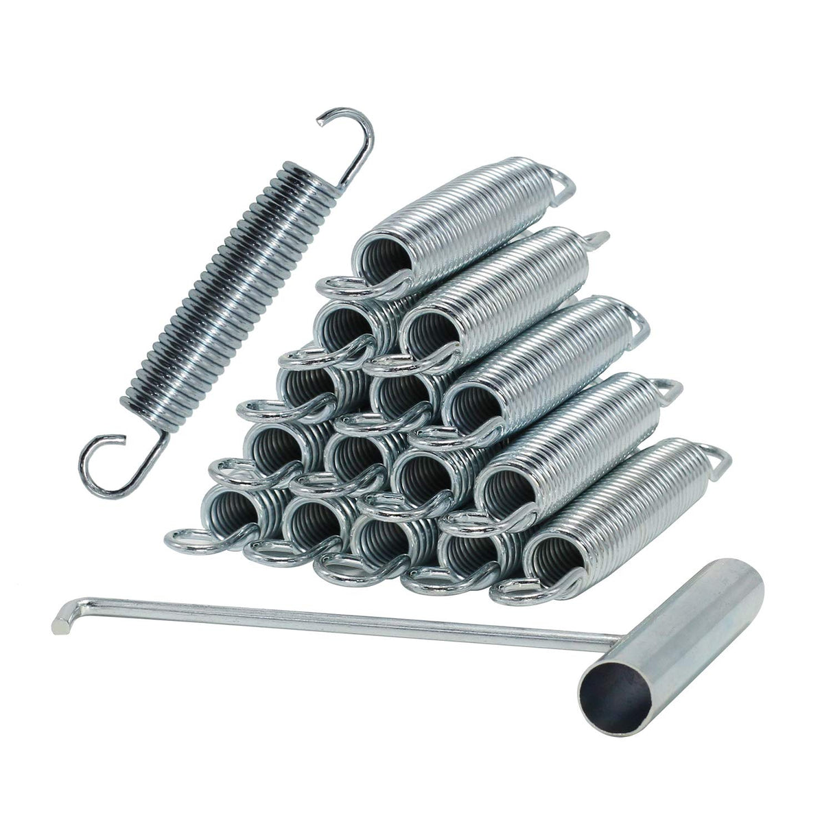 5.5 Inch Trampoline Springs Heavy Duty Stainless Steel Replacement Spring, Set of 16 TreeLen
