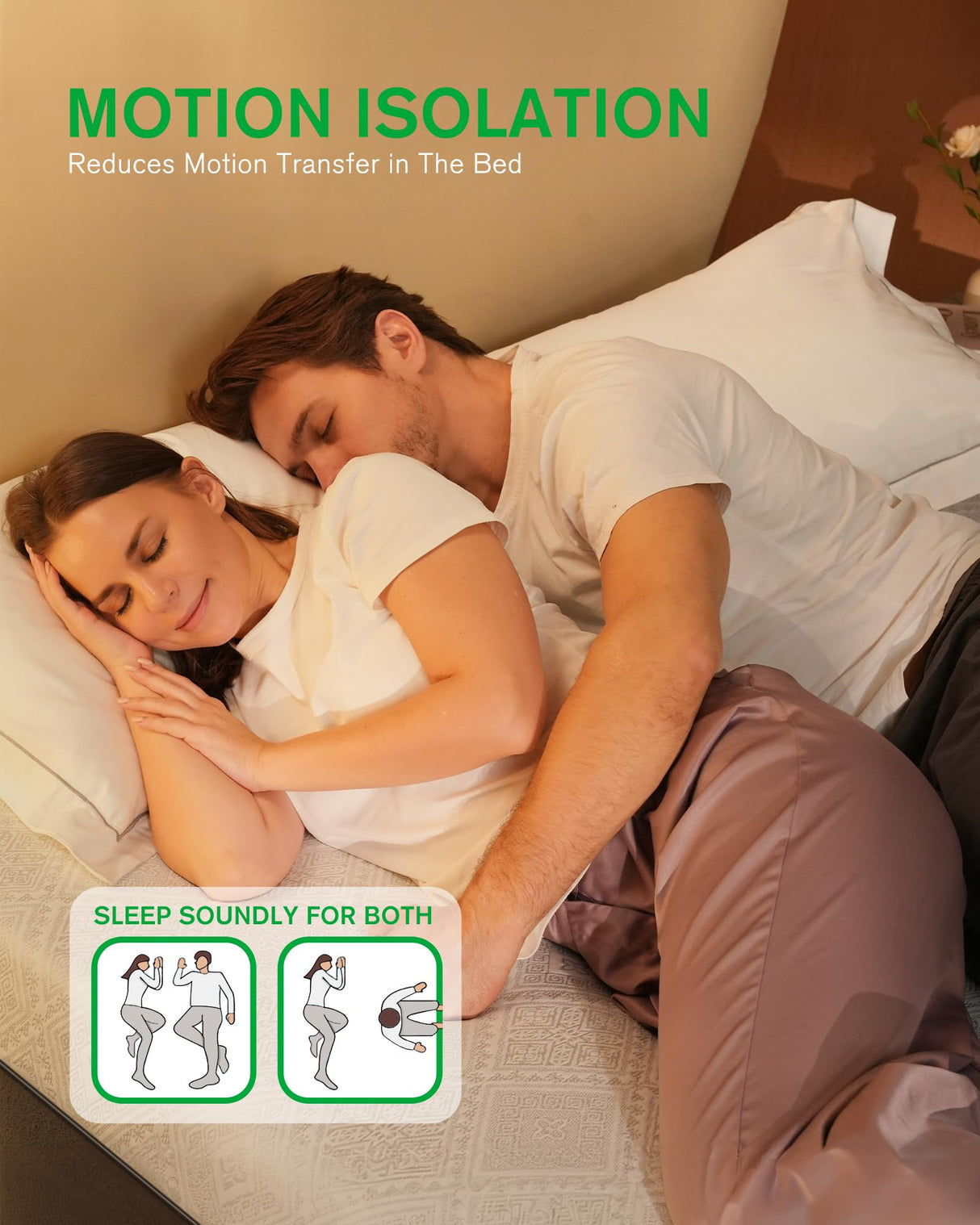 Life Balance 8 Inch Queen Size Mattress, Cooling Gel Memory Foam Mattress in a Box, Made in USA Queen Mattresses, Motion Isolation, Pressure Relief, Medium Firm, CertiPUR-US Certified, CY-8-Q Life Balance