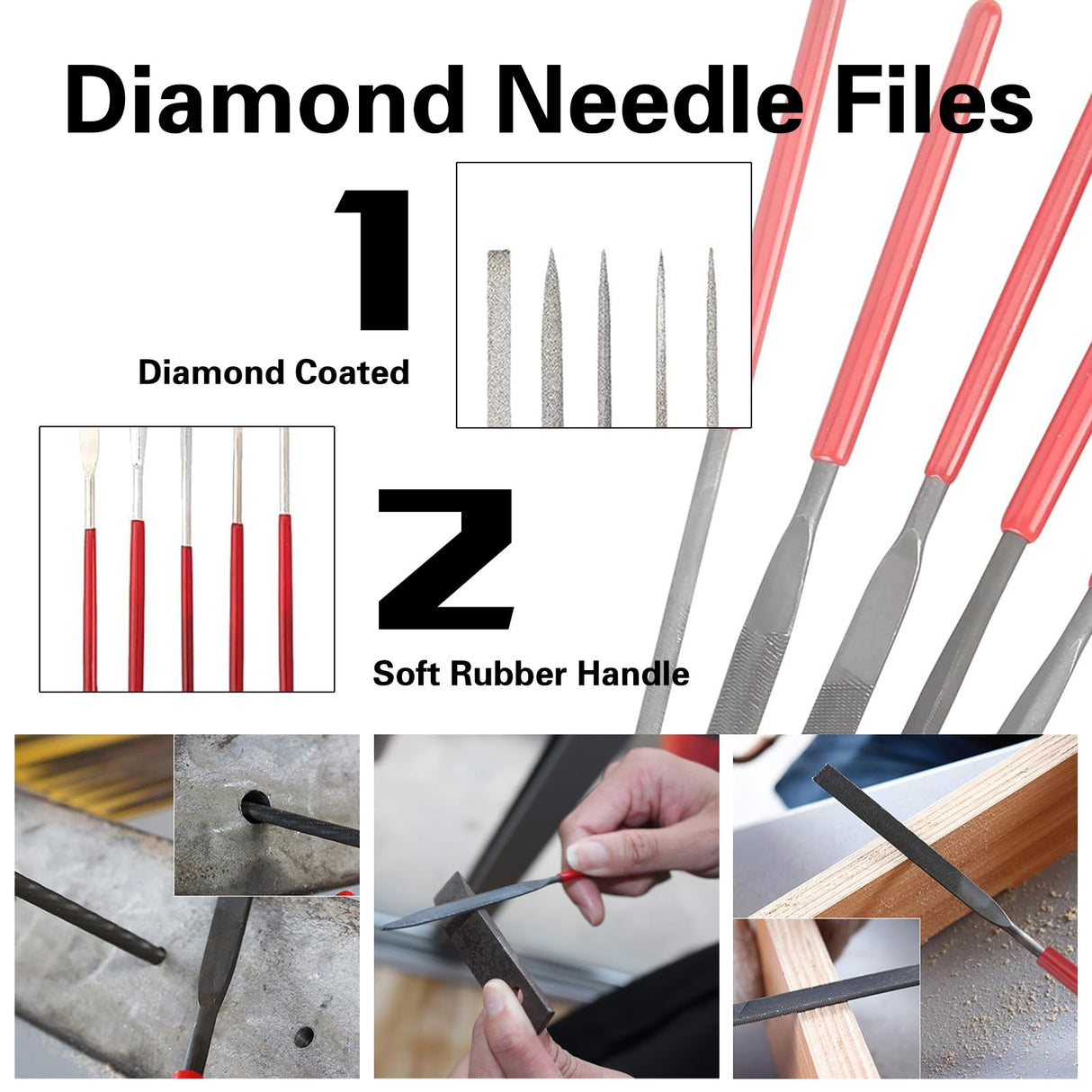 Lankki 23Pcs 3D Printer Tool Kit, 3D Printer Accessories Removal Tools Includes Nozzle Cleaning Kit, Putty Knife Scraper, Brushes, Tweezers, Diamond Files for 3D Prints Cleaning Finishing Lankki