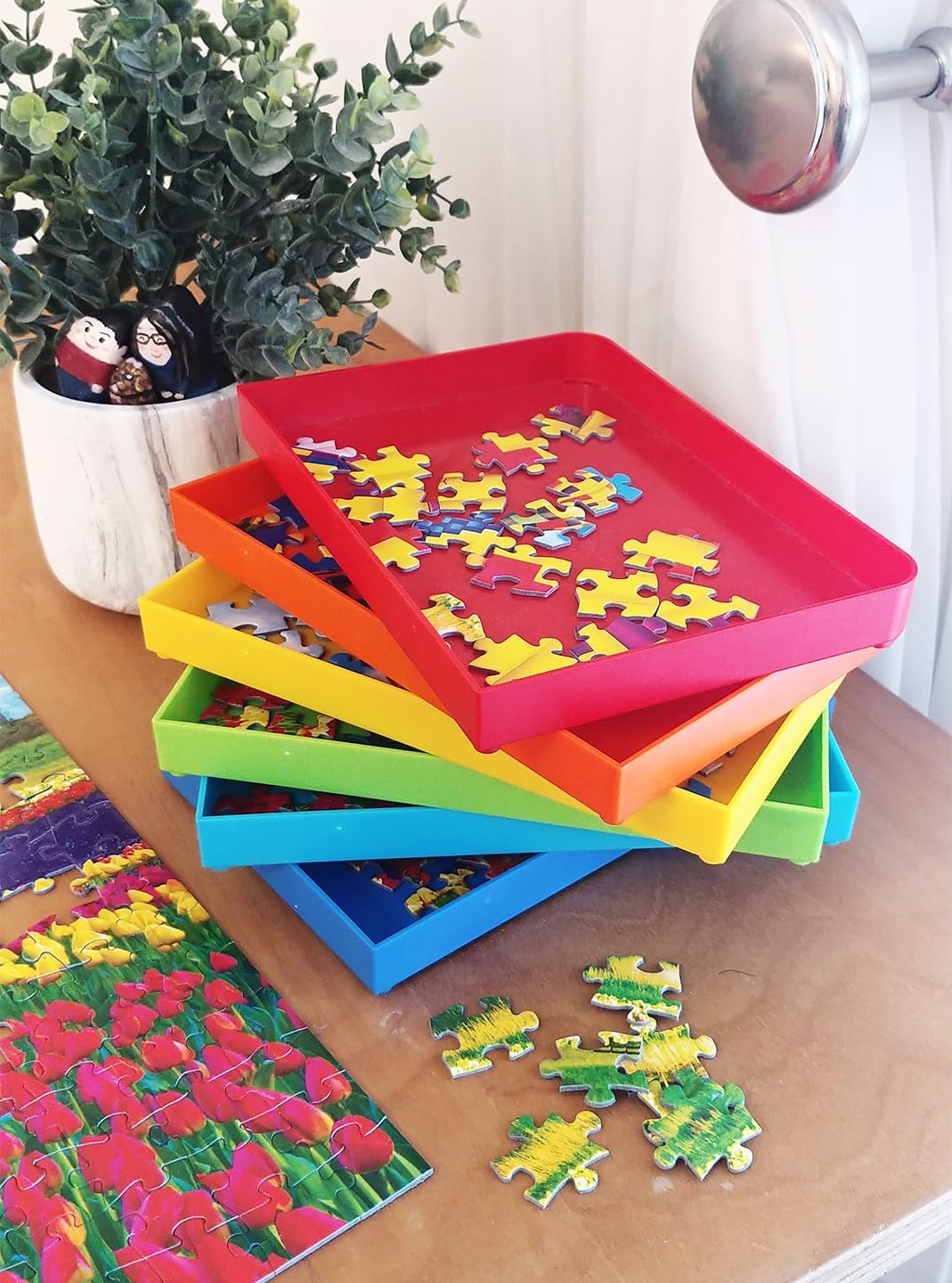 RoseArt - Sort N'Stack Puzzle Sorter for Adults RoseArt