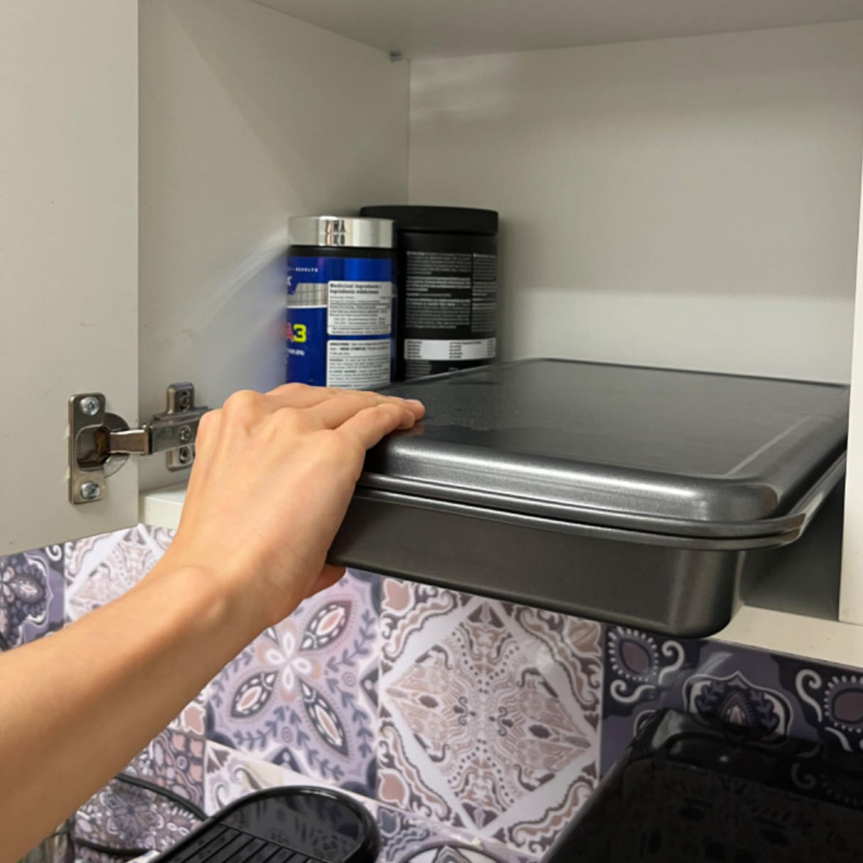 Baker's Secret Bakeware Sets Stackable Baking Set of 5 Bakeware Pans, Bakeware Set, Baking Pan Set, Muffin Pan, Roaster Pan, Square Pan, Cookie Sheet, Loaf Pan, Dishwasher Safe, PFOA PFOS PTFE Free Baker's Secret