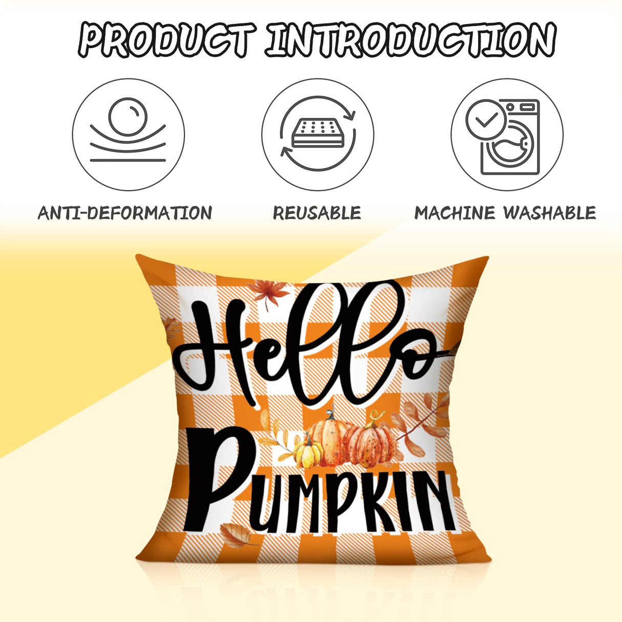 Preboun 16 Set Holiday Pillow Covers 18 x 18 Inch Winter Throw Pillow Covers Seasonal Pillowcases Fall Gnome Pillowcases Spring Flower Summer Sunflower Plaid Cushion for Home Farmhouse Decor Preboun