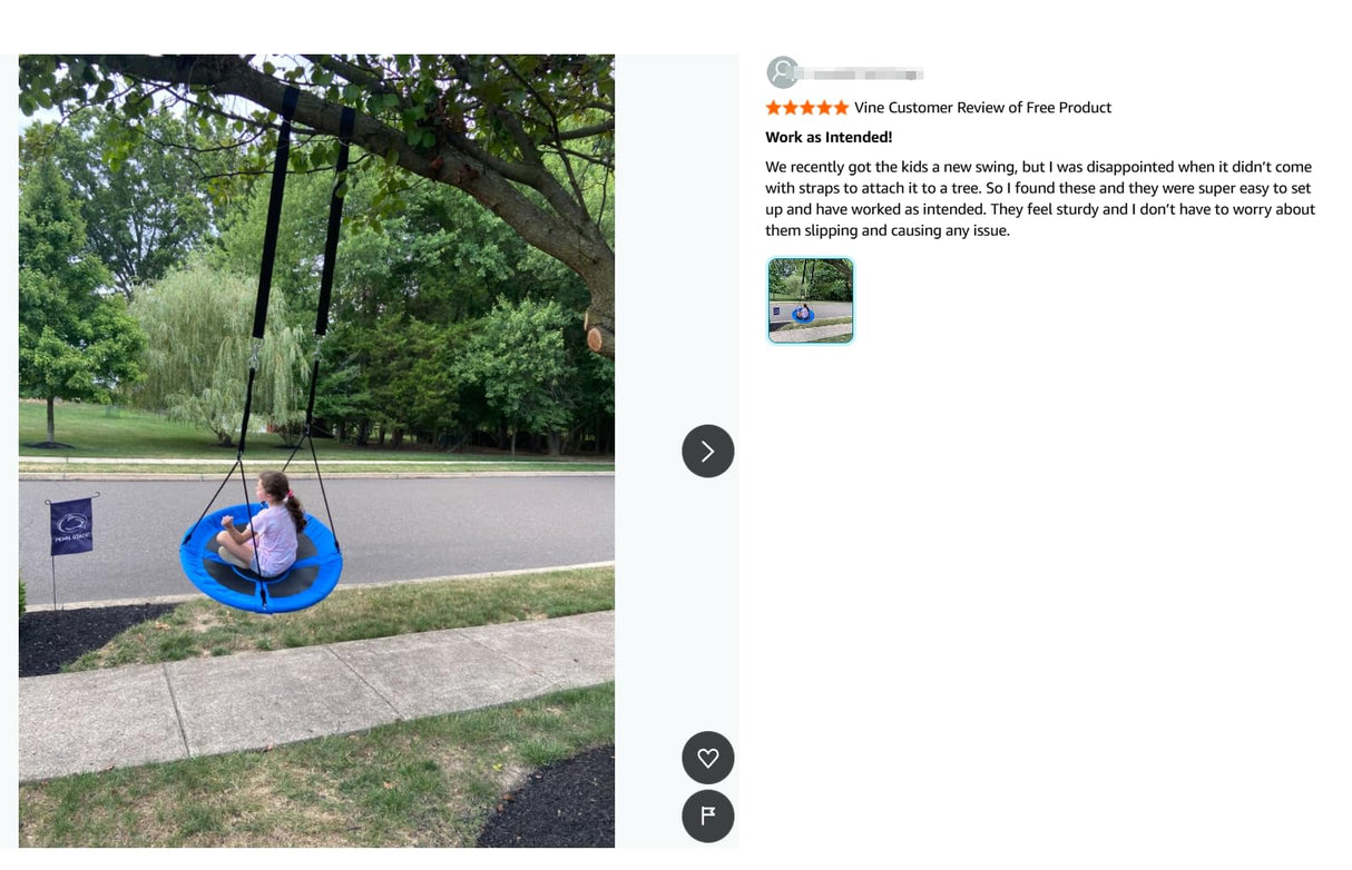 Tree Swing Hanging Straps Kit 4Ft, Robust, Reliable, and Flexible - Supports up to 2000 lbs - Effortless Setup with Sturdy Carabiners - Ideal for Hammocks, Swings, and Beyond LIVEKOOQ