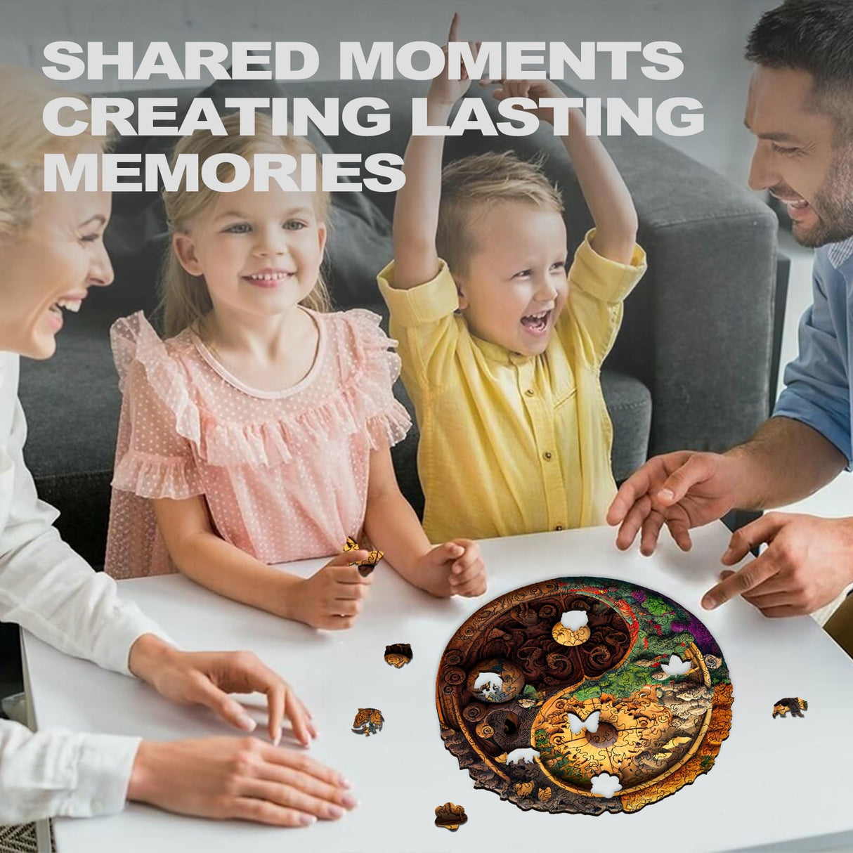 Dragon Wooden Puzzles for Adults Kids, Unique Animal Shaped Cool Wooden Jigsaw Puzzles, Premium Box Wood Cut Puzzles for Teens, Best Family Ideas (L-11.8 * 11.2 in-229pcs) AIMPUZZLE