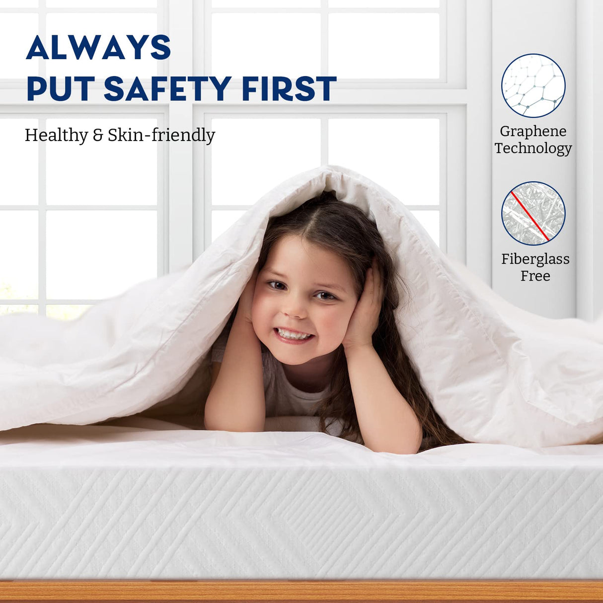 Twin Mattress, 8 Inch Memory Foam Mattress Bed in a Box, Medium, Green Tea and Cooling Gel Infused CertiPUR-US Certified, Made in USA MLILY