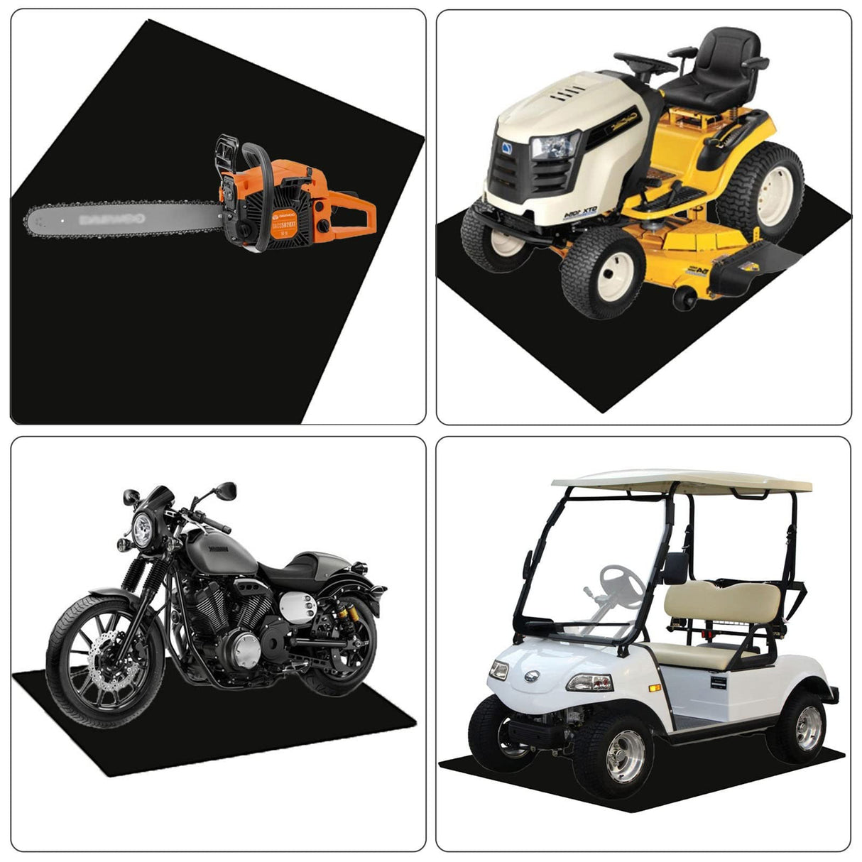 AiBOB Oil Spill Mat, 36 X 48 inches, Garage Floor Mat Under Car, Waterproof Backing Absorbent Pad Protects Floor, Durable, Reusable, Black AiBOB