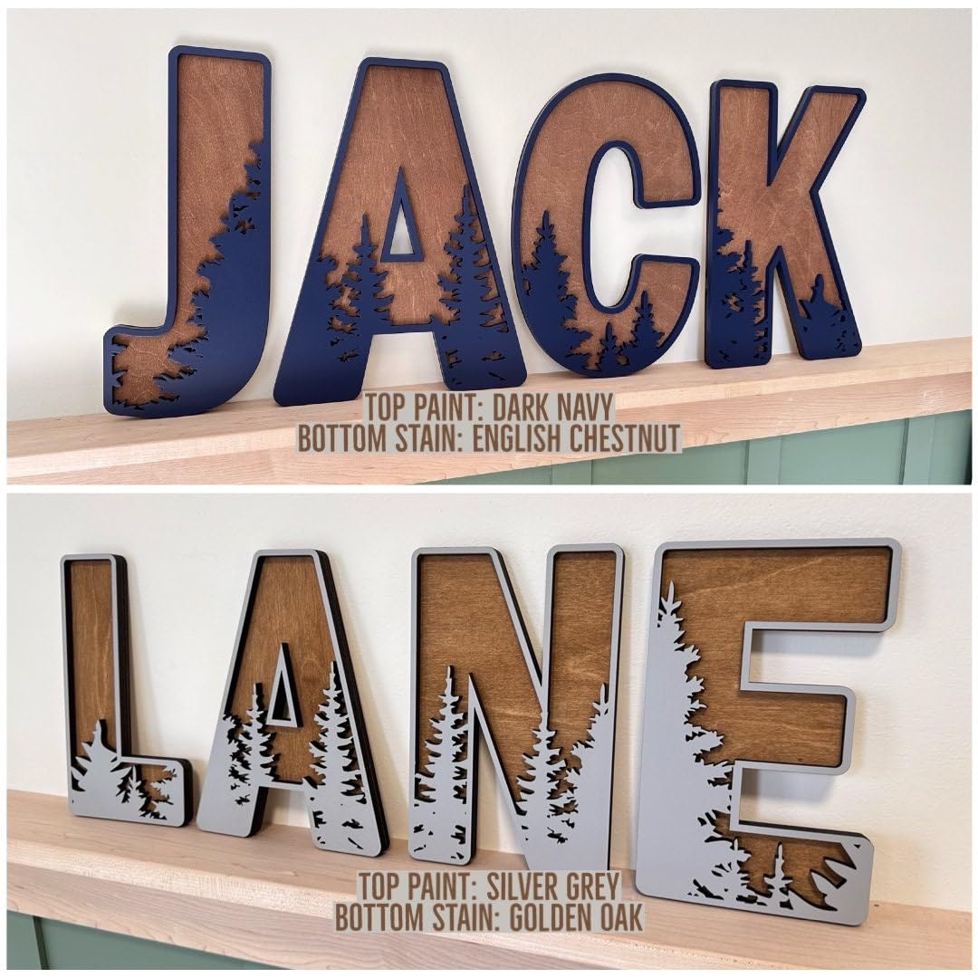 Personalized Wooden Name Sign for nursery, Wall letters Customized Name Sign Baby Room Decor, Baby Nursery Name Sign Wood Signs Personalized Baby Name Sign, Personalized Name Sign Wooden Baby Sign MONTOJOY