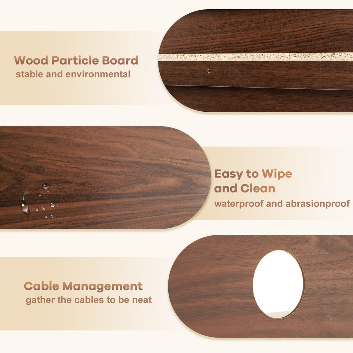 Floating TV Stand,70" Media Console for 60"70"80" tv,Entertainment Center with Storage, Mid Century Modern Wood tv shelf, 3 Cabinet tv Table,tv stand wall-mounted for Living Room (Dark Brown) TIMSATIO