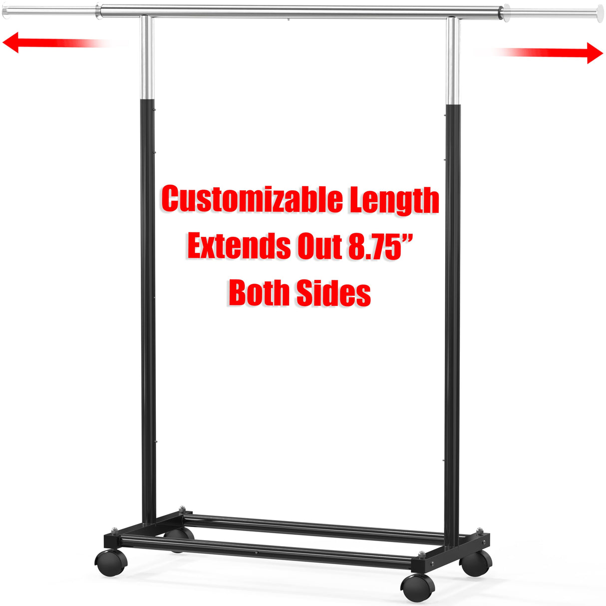Simple Houseware Standard Rod Garment Rack Simple Houseware