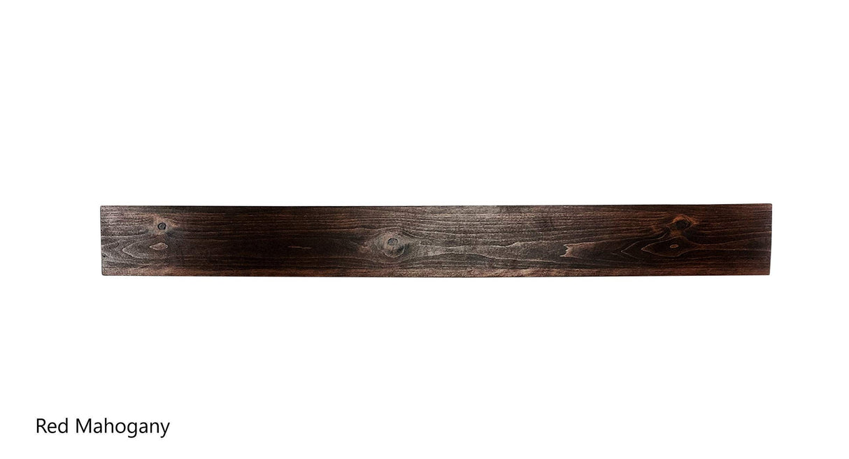 U Pick Size & Finish Rustic Wood Beam Floating Shelf Fireplace Mantel Generic
