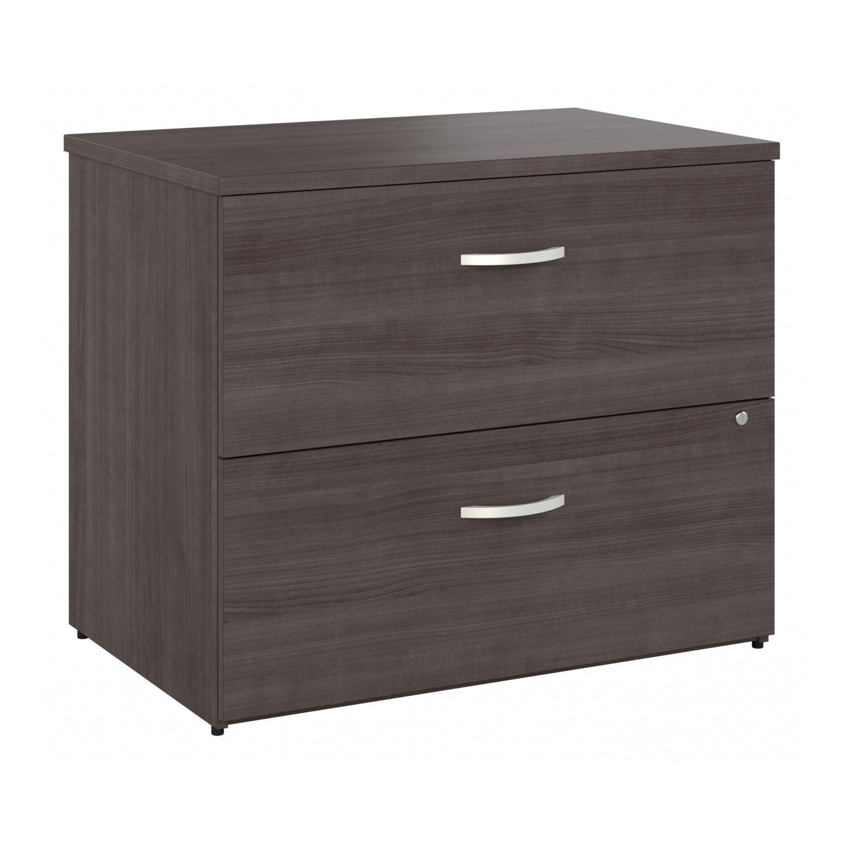 Bush Business Furniture Studio C 2 Drawer Lateral File Cabinet-Assembled, Locking Document Storage for Home or Professional Office, 16W, Storm Gray Bush Business Furniture