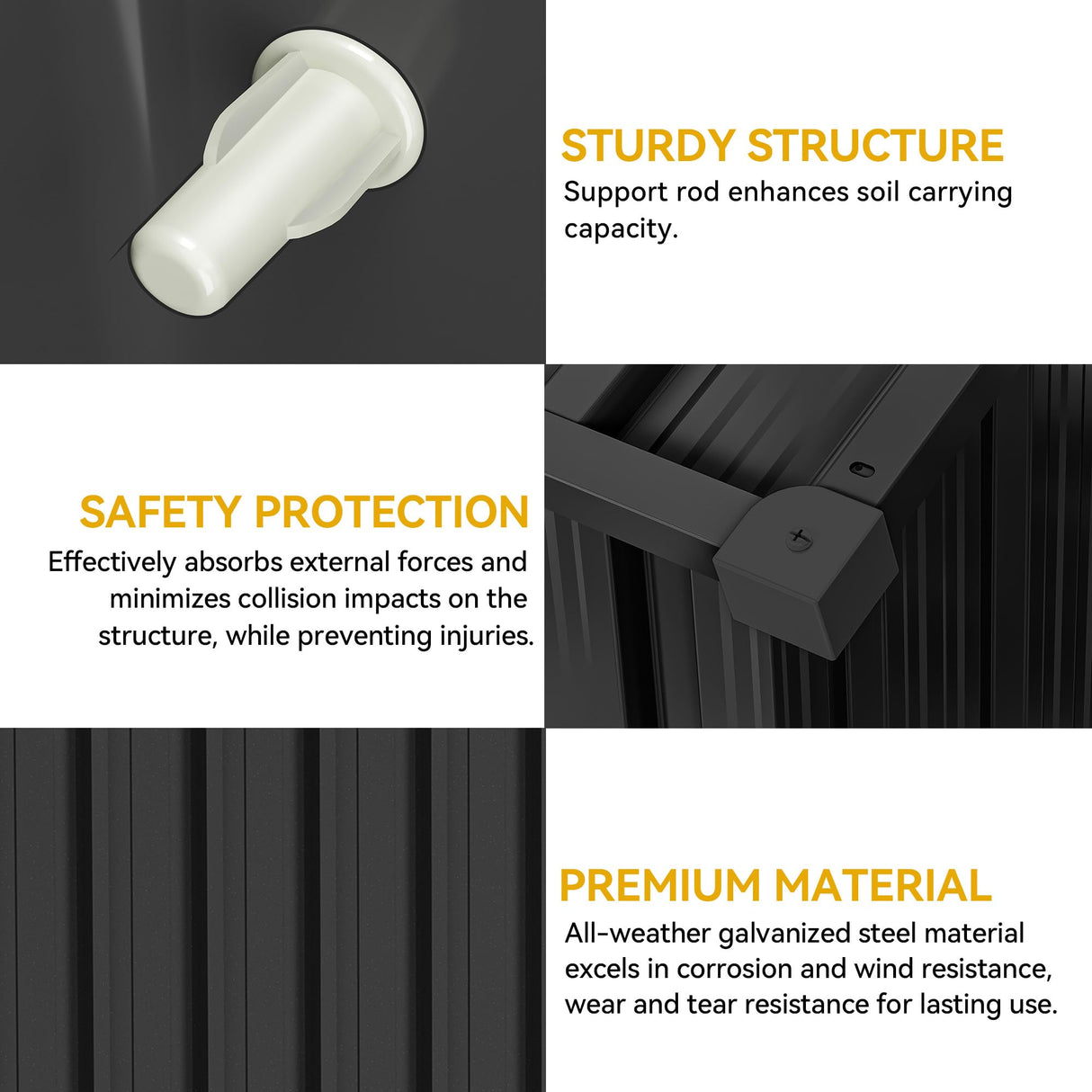 DWVO 6x4ft Metal Outdoor Storage Shed, Large Heavy Duty Tool Sheds with Lockable Doors & Air Vent for Backyard Patio Lawn to Store Bikes, Tools, Lawnmowers,Dark Gray DWVO