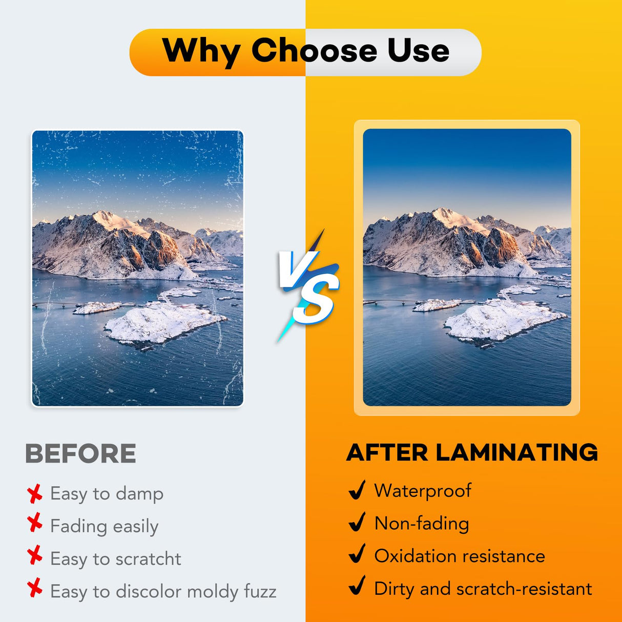 300 Pack Laminating Sheets, 3 Mil, 9 x 11.5 Inches Thermal Laminating Pouches Lamination Sheet Paper for Laminator, Clear, Letter Size, Office and School Supplies FURWEY