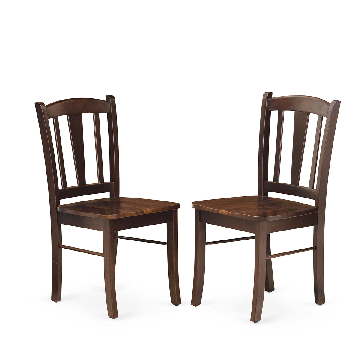 East West Furniture Oxford 5 Piece Room Furniture Set Includes a Square Kitchen Table and 4 Dining Chairs, 36x36 Inch, Mahogany East West Furniture