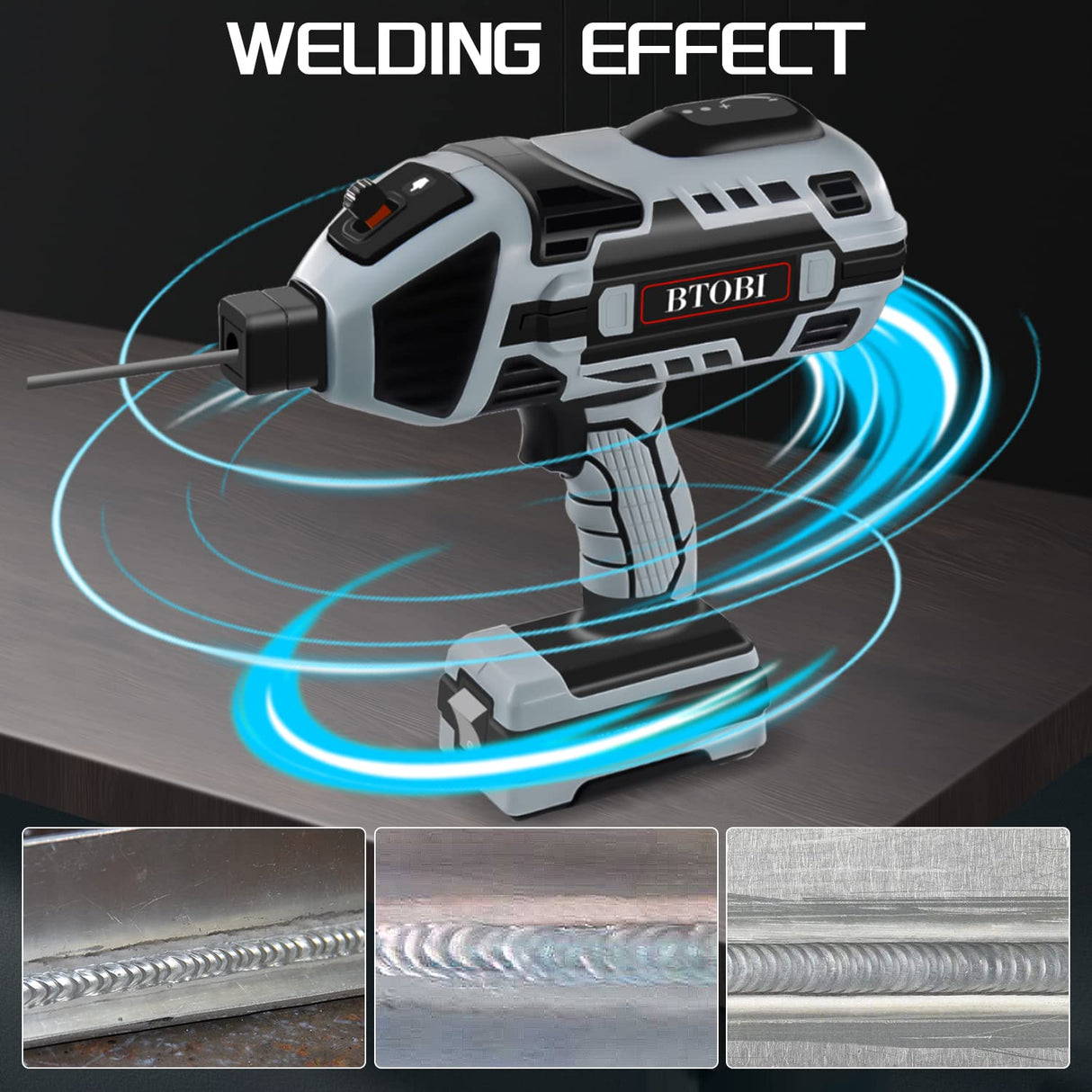 Welding Machine,Portable ARC Welder Machine Gun,IGBT Standing Handheld Welding Machine, 6 variable current adjustment,suitable for 3/32"-1/8" Stick Welder,BTOBI 110V Welder Machine Kit… BTOBI