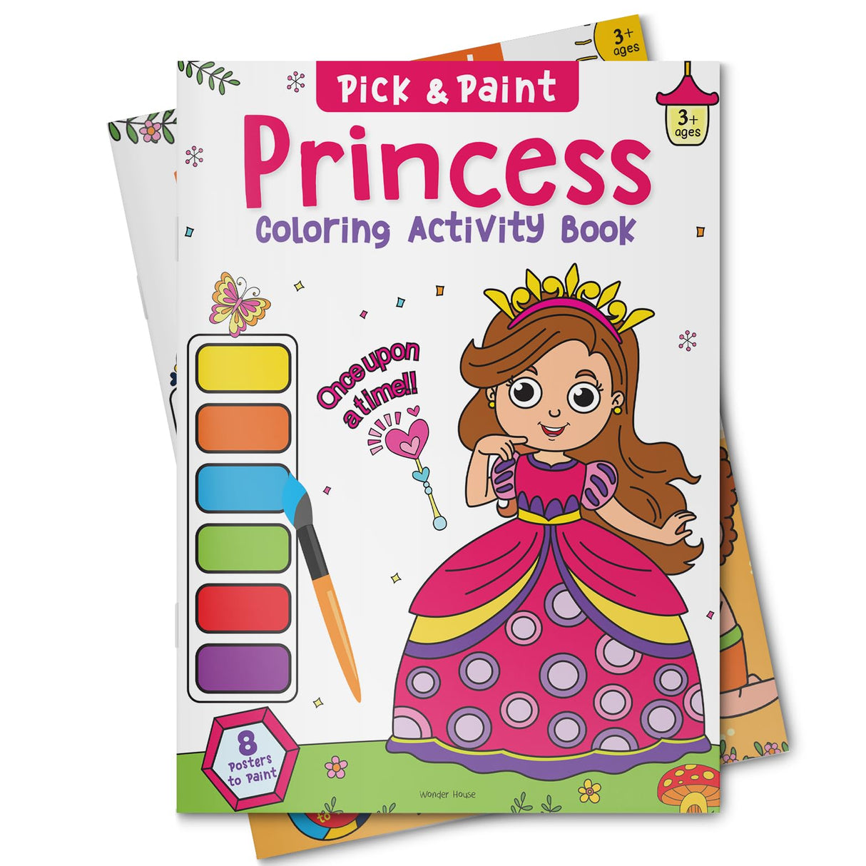 Princess: Pick and Paint Coloring Activity Book WoodArtSupply