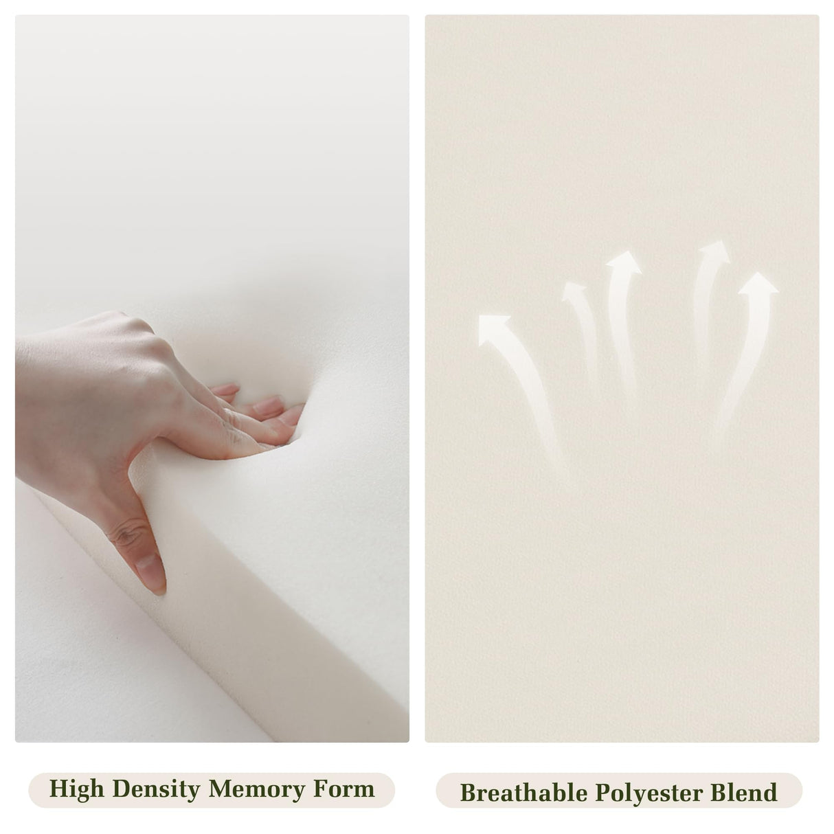 Luoxiao Folding Sofa Bed Convertible Sleeper Chair with Pillow Fold Out Couch Memory Foam Floor Mattress Portable Futon Sofa Bed Lazy Sofa for Living Room/Dorm/Guest Room/Home Office, Twin, Off White Luoxiao