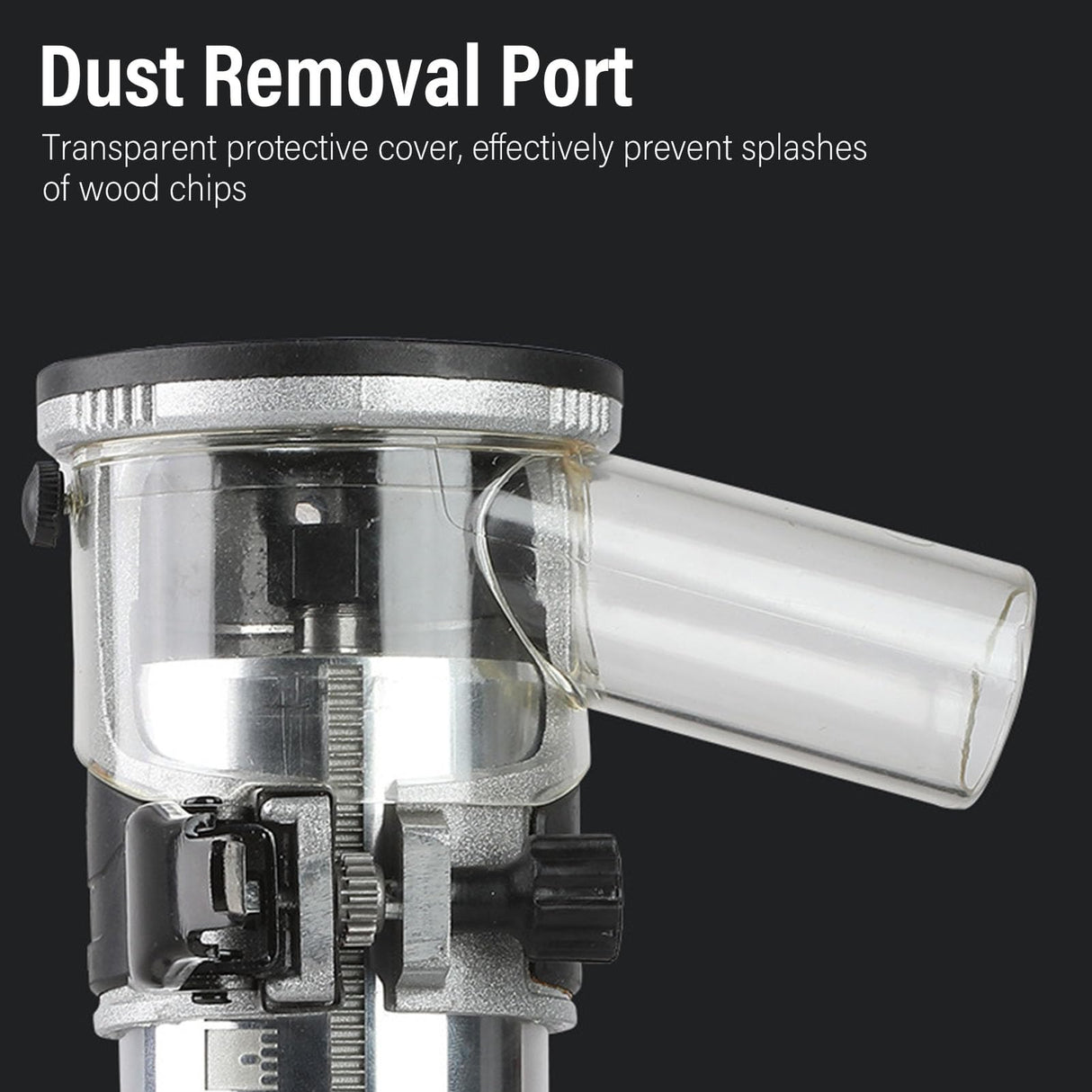 30000 RPM Cordless Compact Router, 6 Speeds, DCB Series 20V Battery, with 800W Brushless Motor, Variable Speed Router, for Woodworking Garosa