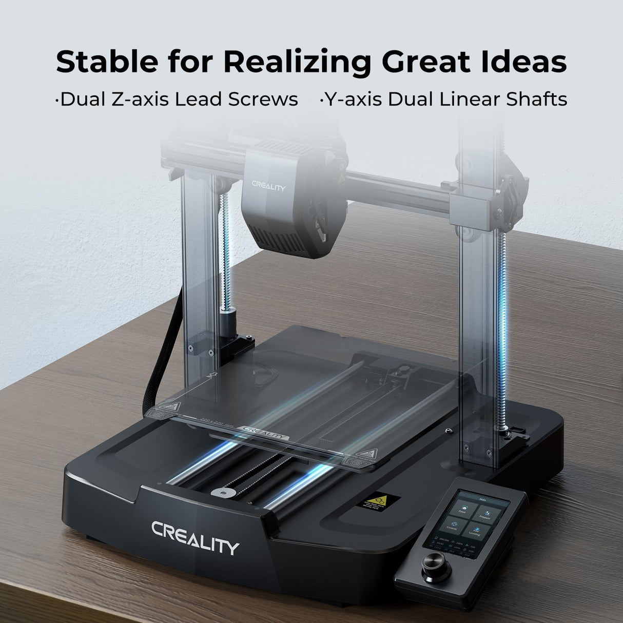 Creality Ender 3 V3 SE 3D Printer, 250mm/s Faster Print Speed CR Touch Auto Leveling Sprite Direct Extruder Dual Z-Axis Auto Filament Loading Ender 3 Upgrade 3D Printer Print Size 8.66x8.66x9.84 inch Creality