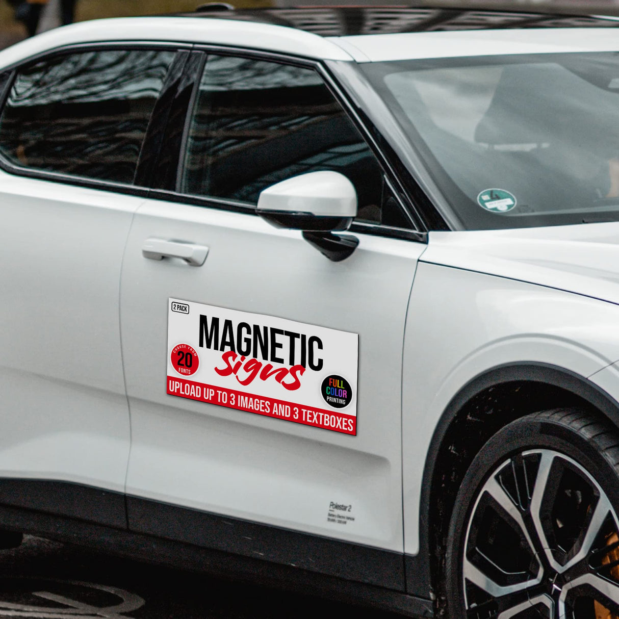 2-Pack,12"x24" Custom Magnet Signs in Full Color for Business and Advertising, 30 mil Customized Vinyl Car Magnets, Personalized Magnetic Sheets for Company Storefront & Vehicles (Design A) Basic Fundamentals