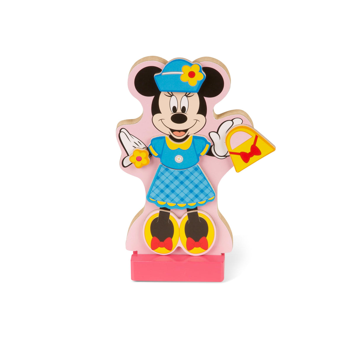 Melissa & Doug Disney Minnie Mouse and Daisy Duck Magnetic Dress-Up Wooden Doll Pretend Play Set (40+ pcs) Minnie Mouse Toys, Disney Dress Up Dolls For Preschoolers And Kids Ages 3+ Melissa & Doug