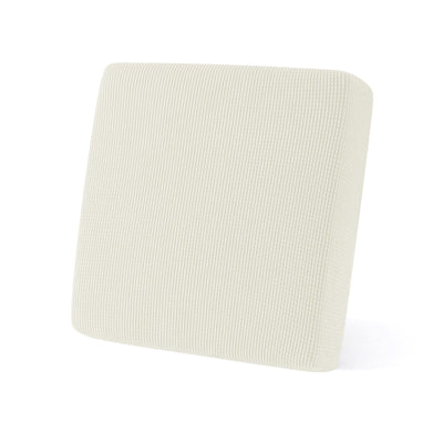 SUBRTEX Couch Slipcover RV Seater Slip Loveseat Stretch Durable Sofa Cushion Cover Spandex Elastic Furniture Protector for Settee Seat for Replacement in Livingroom, Small, Off-White