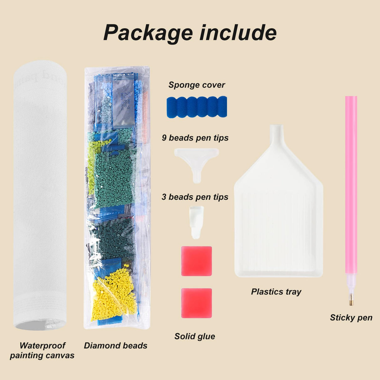 Acudotr Bird Diamond Painting Kits for Adults, 5D DIY Diamond Art Kits for Beginners, Full Drill Diamond Painting Kits for Home Wall Decor, 12x12 Inch Acudotr