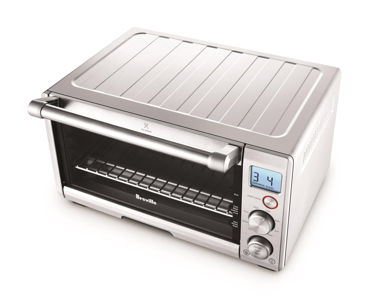 Breville BOV650XL the Compact Smart Oven Countertop Toaster Oven, Brushed Stainless Steel Breville