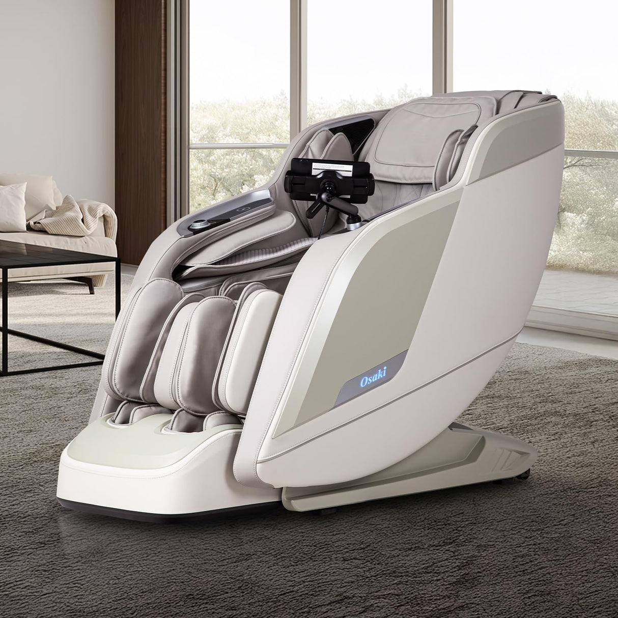 Osaki Vibe 4D l 4D Massage Mechanism l Automatic Body Scan l Deep Calf-Kneading l Space-Saving Technology l 3-Stage Zero Gravity l 32-Cell Full Body Air Massage Osaki