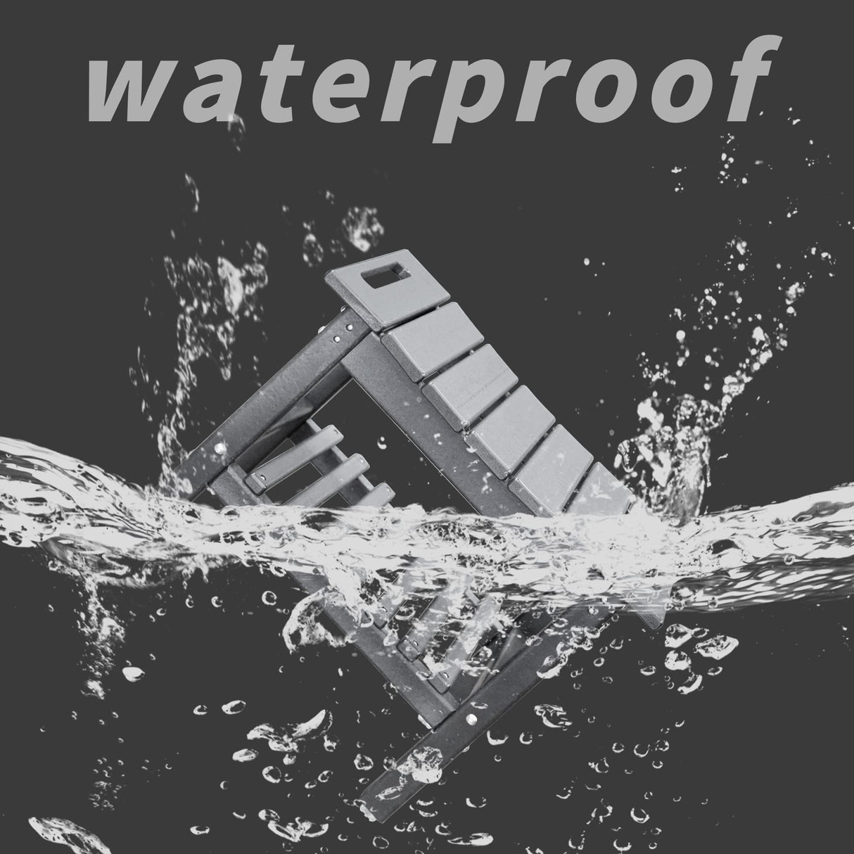 Restcozi HDPE Shower Bench Inside Shower Stool with Space-Efficient Storage Shelf, Shower Bath Chairs Spa Stool for Bathroom - Great for All Ages Unisex Elderly (Grey, Large & 19.3 * 11.8 * 17.3) Restcozi