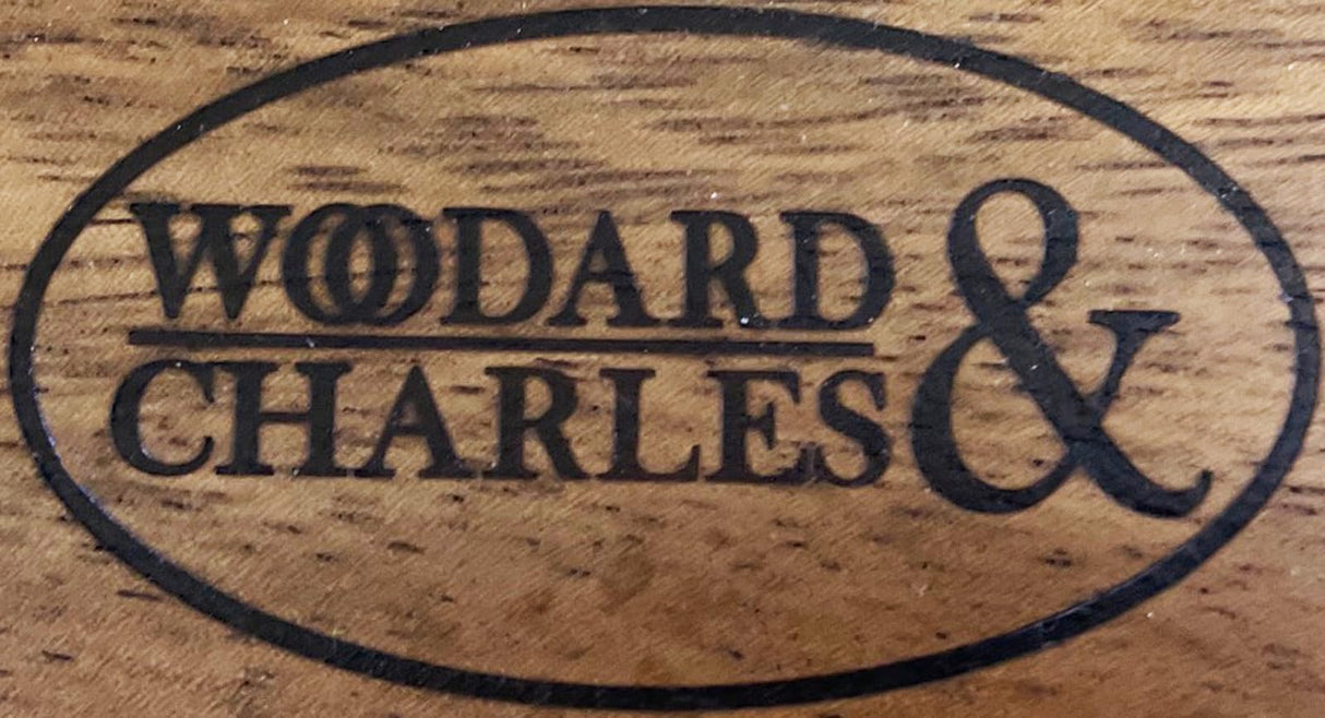 Woodard & Charles Round Lazy Susan Turntable with Stainless Steel Ball Bearing Mechanism (Brown) Woodard & Charles, LTD