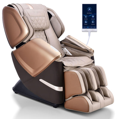 MYNTA 2025 4D Massage Chair for Full Body, 4D+2D Dual Mechanism with Waist & Shawl Heating, Zero Gravity Recliner Foot & Calf Massage, Extended SL-Track, Music Sync with Hi-Fi Bluetooth Speaker